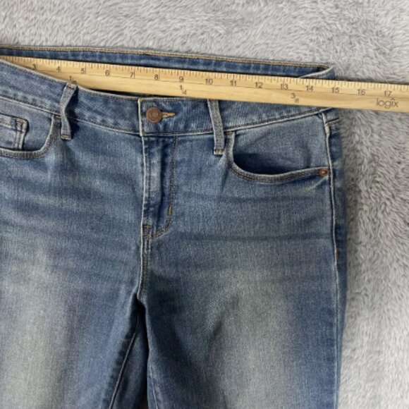 Blue Kicker Bootcut Mid Rise Stretch Denim Pants - Picture 2 of 5